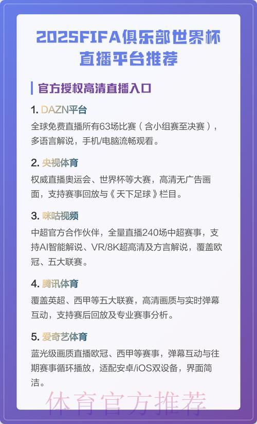 精选高清免费世界杯赛事直播平台推荐 精选高清免费世界杯赛事直播平台推荐